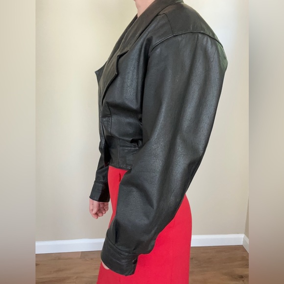Wilsons Leather Vintage Leather Cropped Jacket - Picture 4 of 15